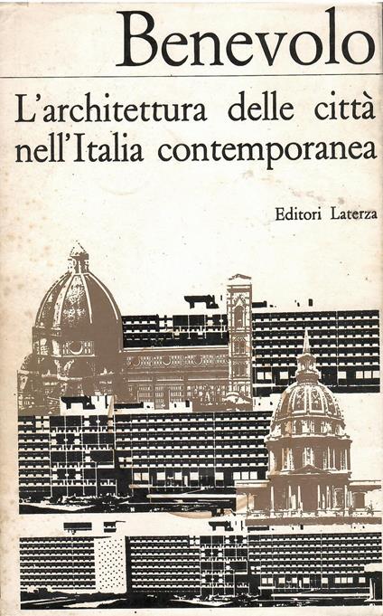 L' architettura nell'Italia contemporanea - Leonardo Benevolo - copertina