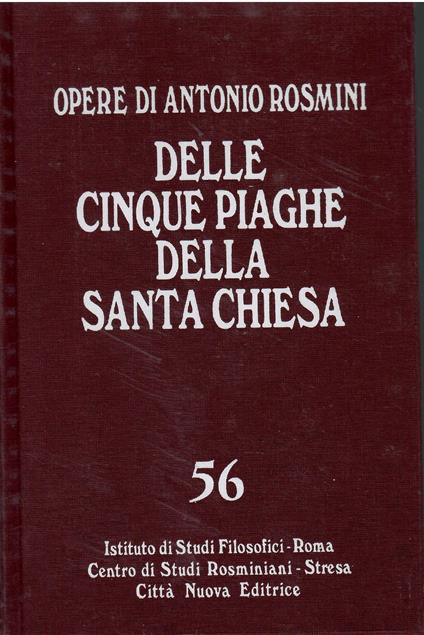 Delle Cinque Piaghe Della Santa Chiesa - copertina