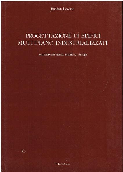 Progettazione di edifici multipiano industrializzati - copertina