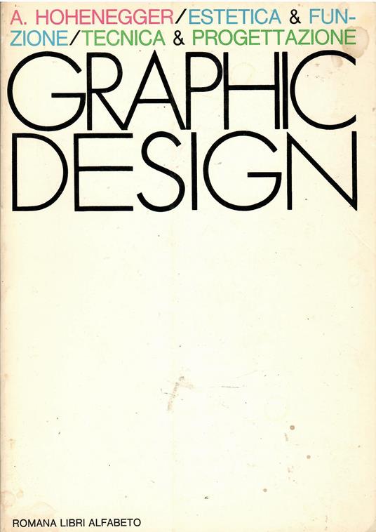 Graphic design - Alfred Hohenegger - copertina