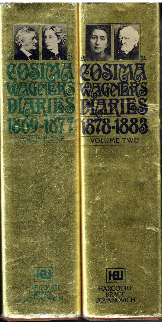 Cosima Wagner's Diaries Vol. 1: 1869-1877 Vol. 2: 1878-1883 - copertina