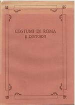 Costumi di Roma e dintorni