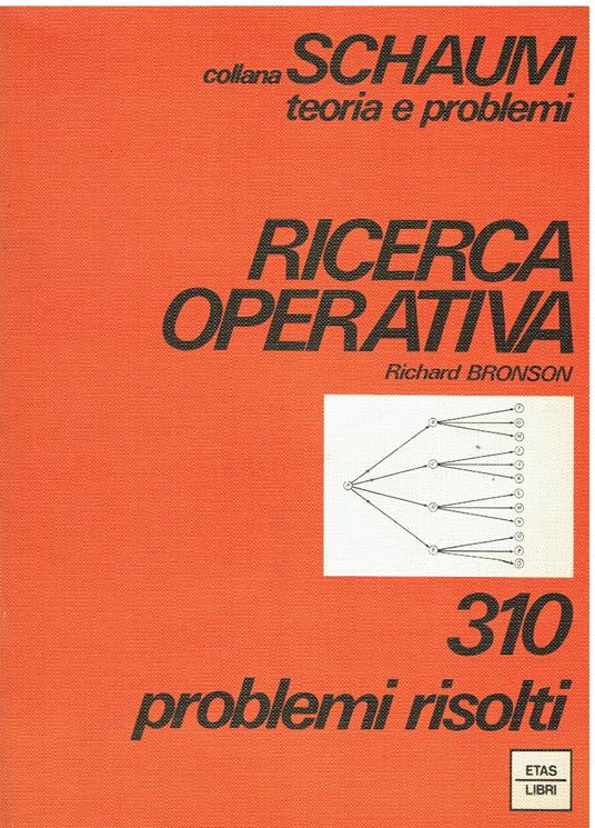Ricerca operativa - Richard Bronson - copertina