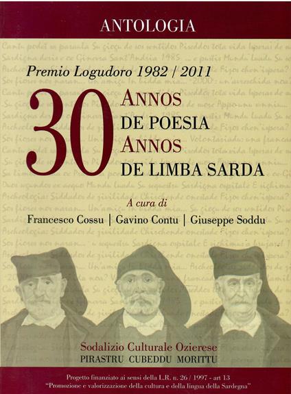 30 annos de poesia. 30 annos de limba sarda - copertina