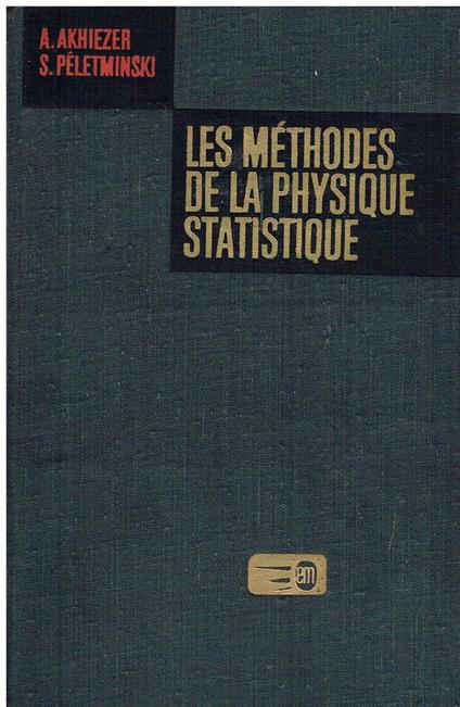 Les Méthodes de la physique statistique - copertina