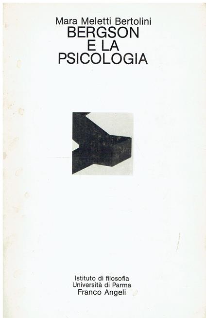 Bergson e la psicologia - copertina