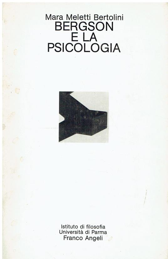 Bergson e la psicologia - copertina