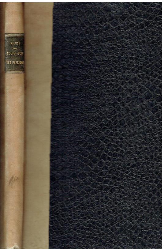 Essai sur les passions - Th. Ribot - copertina