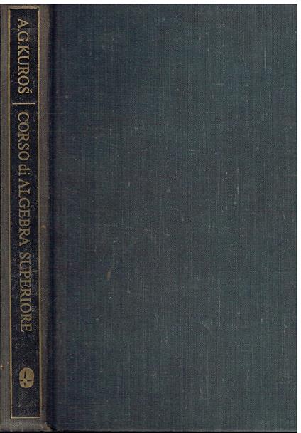 Corso di algebra superiore - copertina