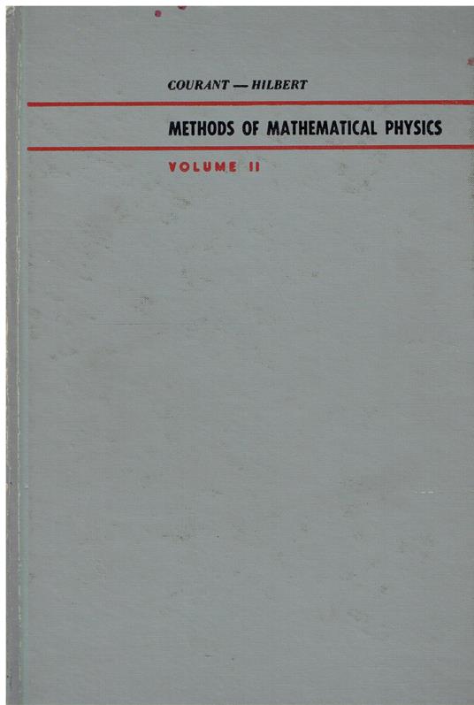 Methods of Mathematical Physics: v. 2 - copertina