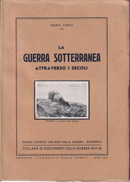 La guerra sotterranea attraverso i secoli - Mario Ceola - copertina