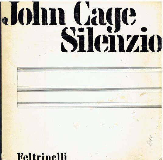 Silenzio - John Cage - copertina