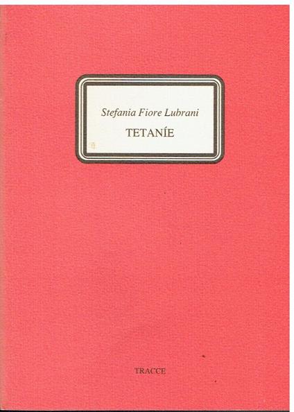 Tetanìe - copertina