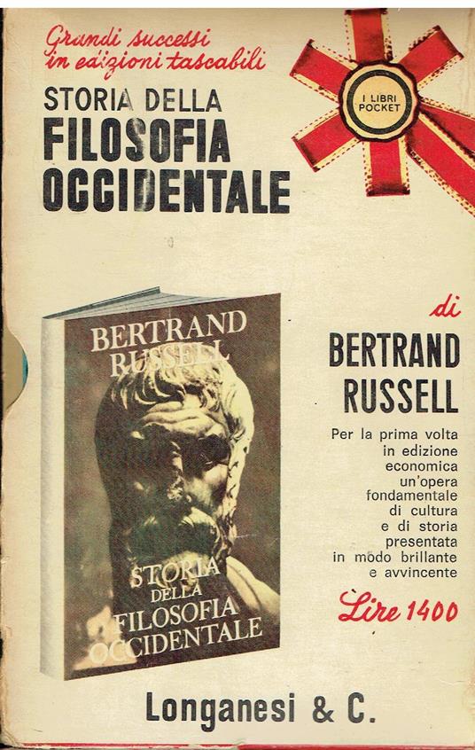 Storia della filosofia occidentale (4voll) - Bertrand Russell - copertina
