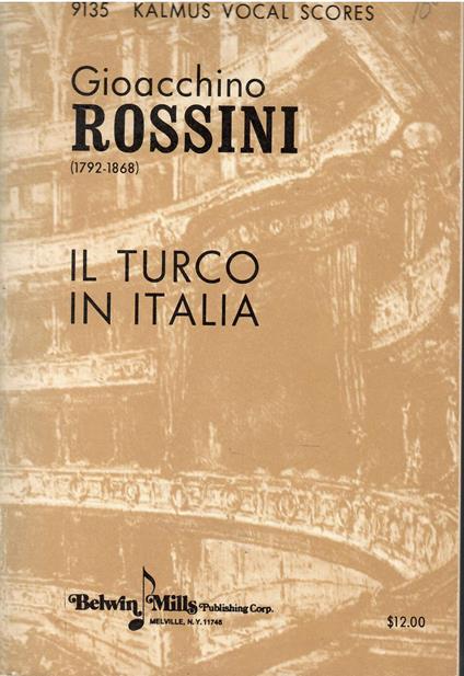Il Turco In Italia - copertina