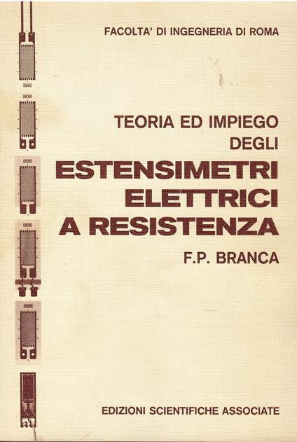 Teoria ed impiego degli estensimetri elettrici a resistenza - copertina