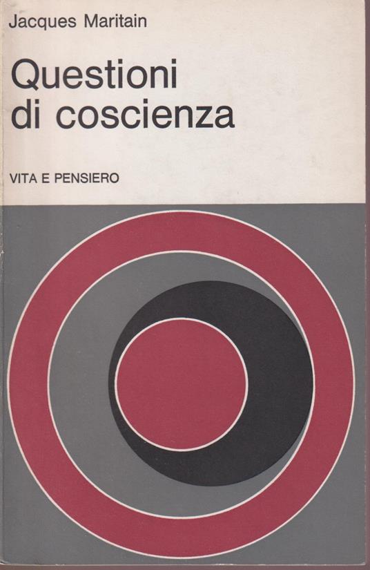 Questioni di coscienza - Jacques Maritain - copertina