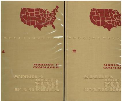 Storia degli Stati Uniti d'America (due volumi) - Morison - copertina