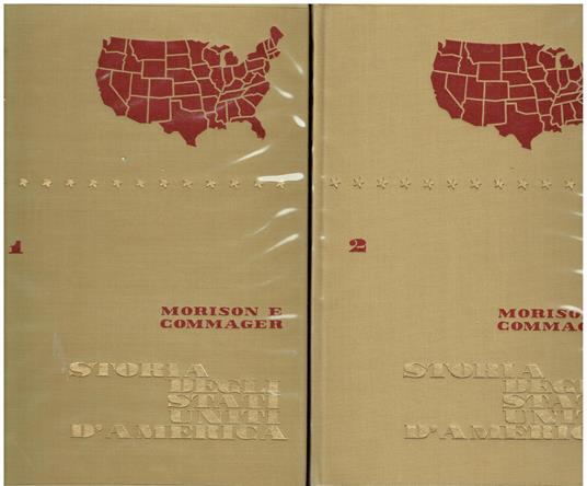 Storia degli Stati Uniti d'America (due volumi) - Morison - copertina