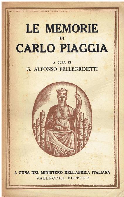 Le Memorie Di Carlo Piaggia - copertina