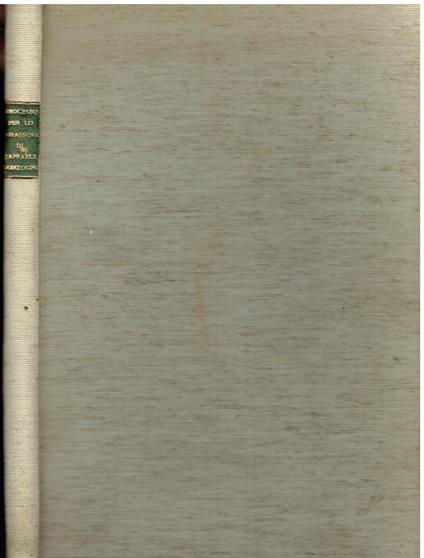 Processo per l'assassinio di Raffaele Sonzogno contro Luciani e Complici - copertina