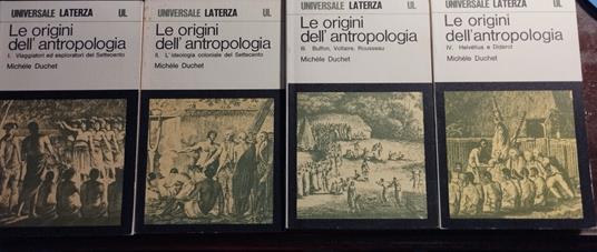 Le origini dell'antropologia - Michéle Duchet - copertina