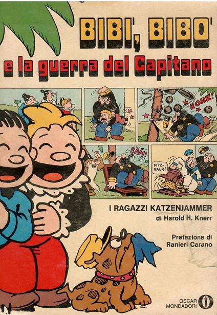 Bibì, Bibò e la guerra del Capitano. I ragazzi Katzenjammer - copertina