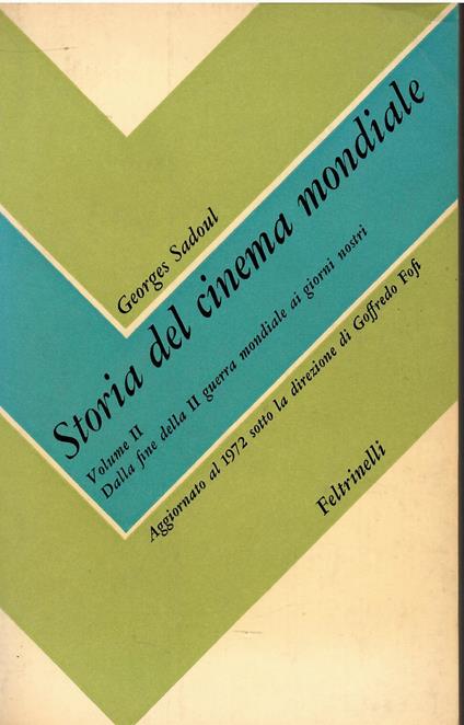 Storia del cinema mondiale - Georges Sadoul - copertina