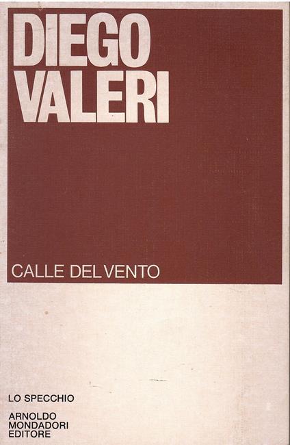 Calle Del Vento - Diego Valeri - copertina