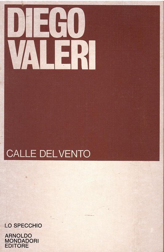 Calle Del Vento - Diego Valeri - copertina