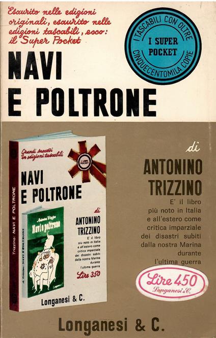 Navi e poltrone - Antonino Trizzino - copertina