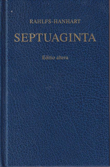 Septuaginta - copertina
