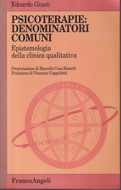 Psicoterapie: denominatori comuni - Edoardo Giusti - copertina