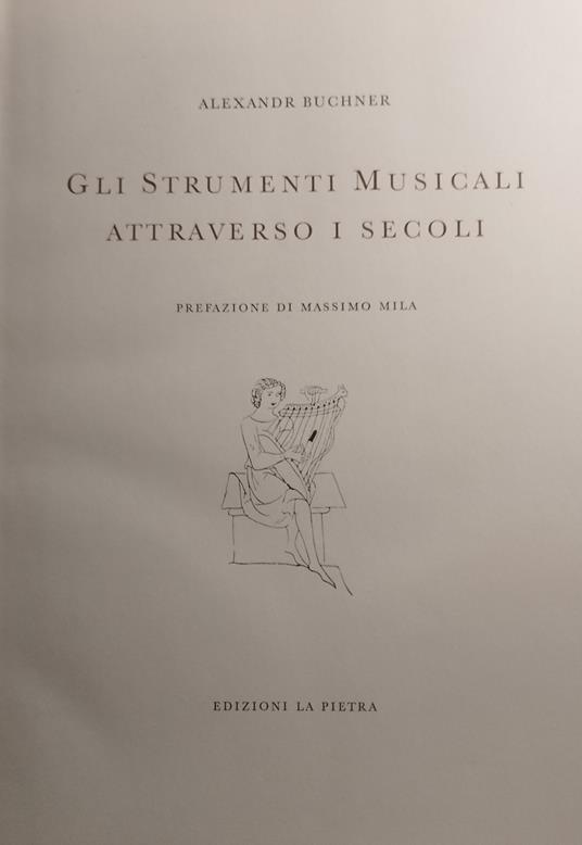Gli strumenti musicali attraverso i secoli - copertina