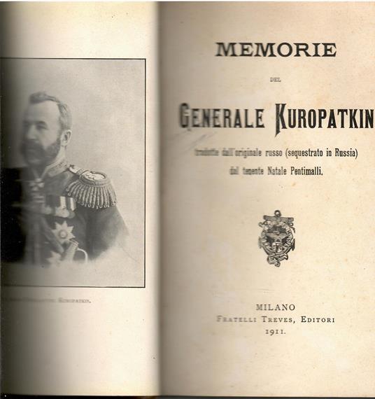 Memorie del generale Kuropatkin - copertina