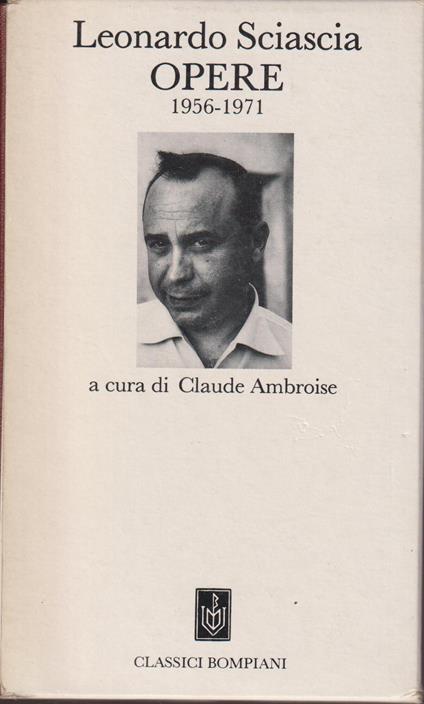 Opere 1956-1971 - Leonardo Sciascia - copertina