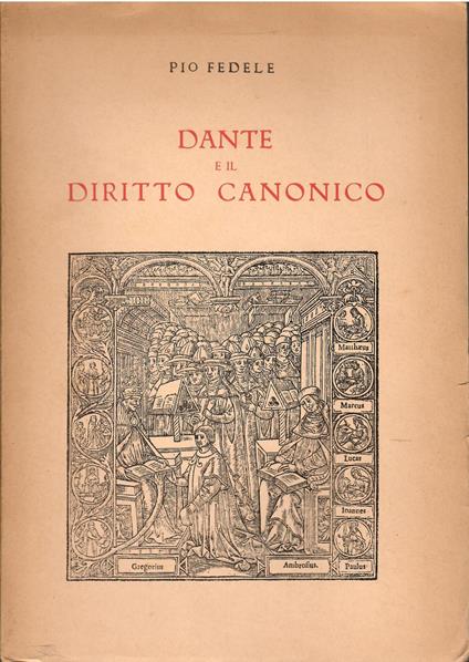 Dante e il diritto canonico - copertina
