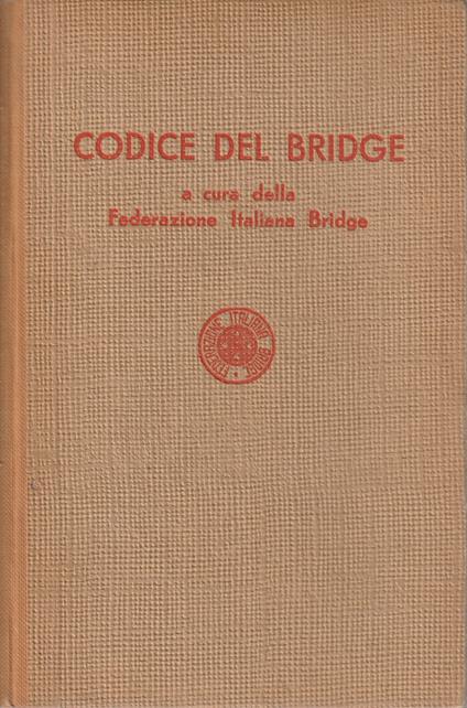Codice del Bridge - copertina