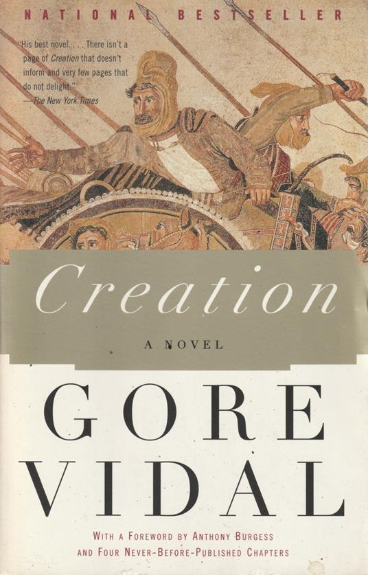 Creation - A Novel - Gore Vidal - copertina