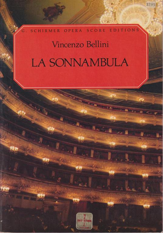 La sonnambula - Vincenzo Bellini - copertina