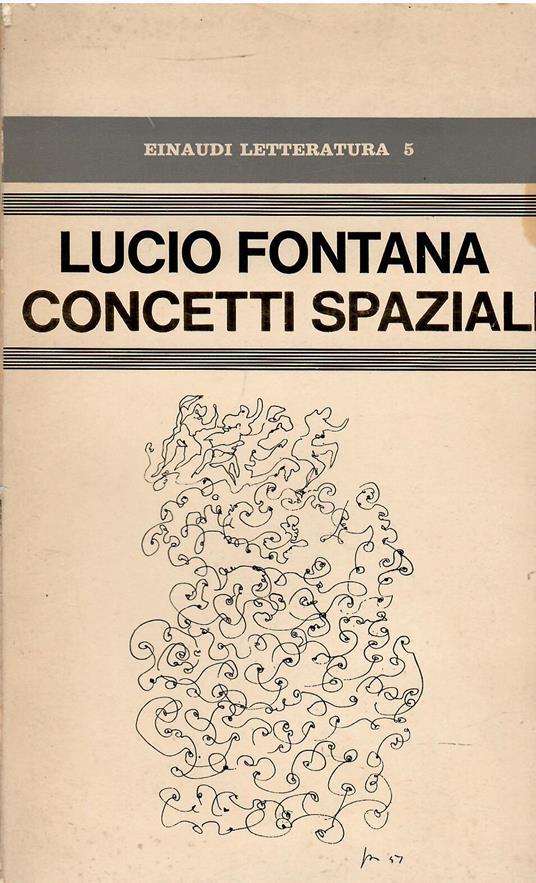 Concetti spaziali - Lucio Fontana - copertina