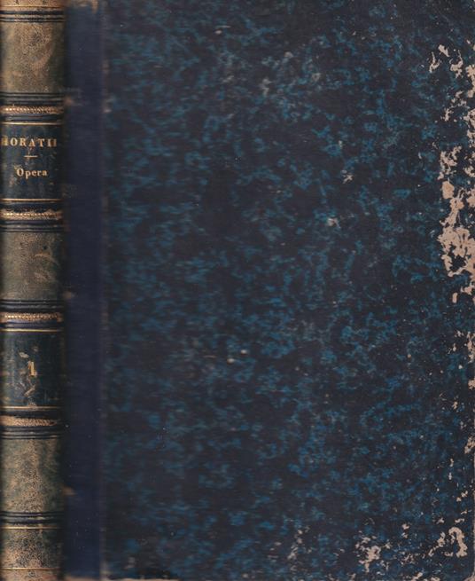 Q. Horatii Flacci Opera interpretatione et notis illustravit Ludovicus Desprez (Vol. 1) - Q. Flacco Orazio - copertina