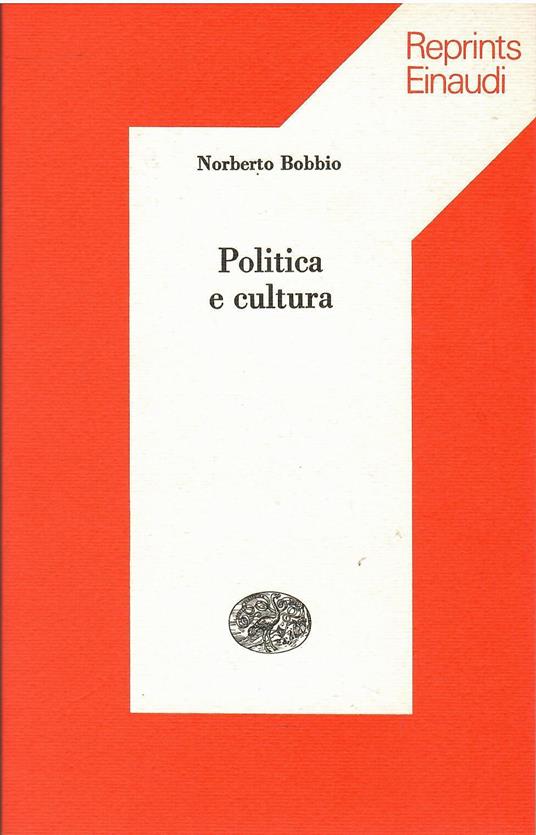 Politica e cultura - Norberto Bobbio - copertina