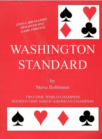 Washington Standard: Five-Card Majors/Two-Over-One Game Forcing - copertina