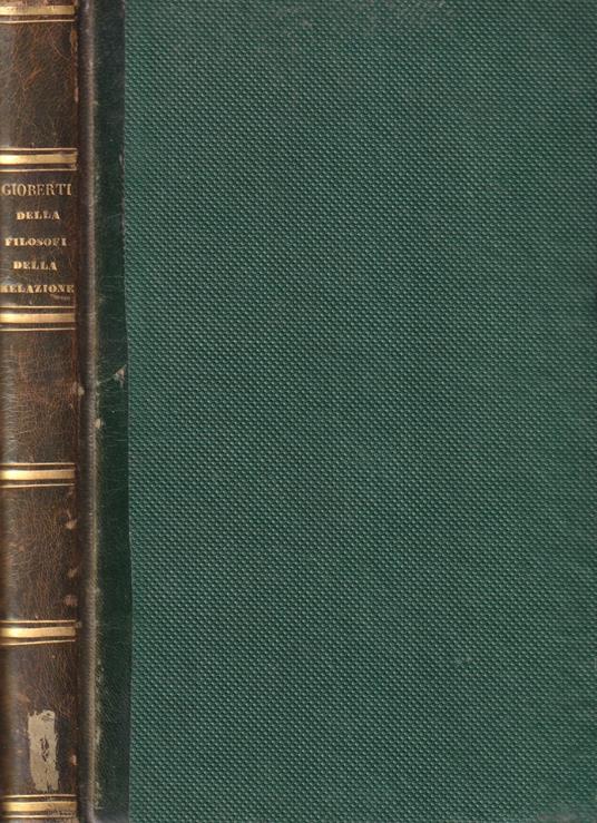 Della filosofia della Rivelazione - Vincenzo Gioberti - copertina