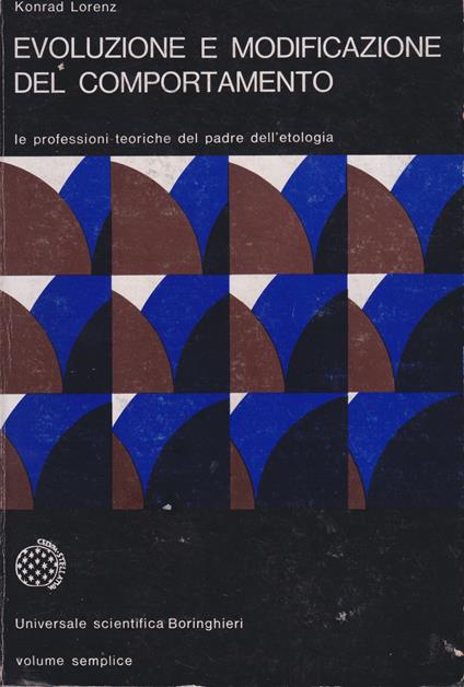 Evoluzione e modificazione del comportamento - Konrad Lorenz - copertina