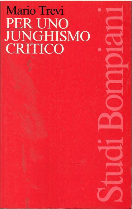 Per uno junghismo critico - Mario Trevi - copertina