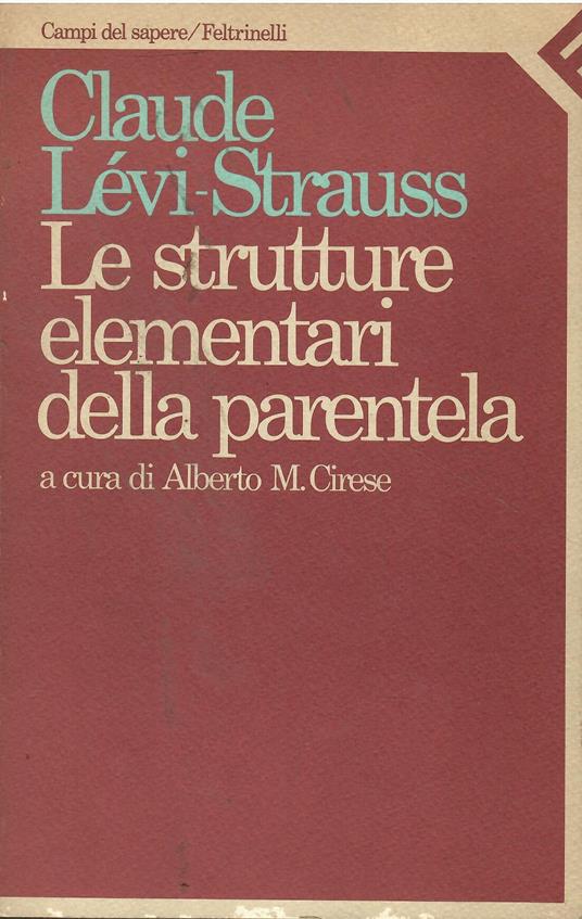 Le strutture elementari di parentela - Claude Lévi-Strauss - copertina