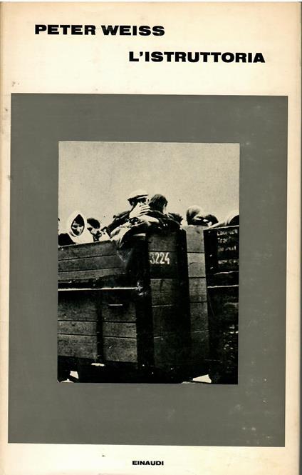 L' istruttoria - Peter Weiss - copertina