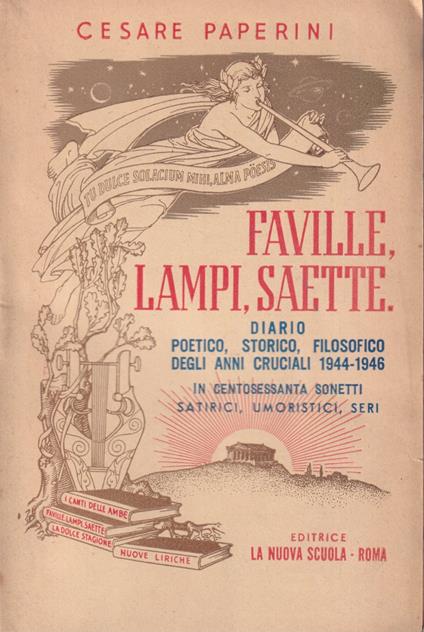 Faville, lampi, saette - Cesare Paperini - copertina